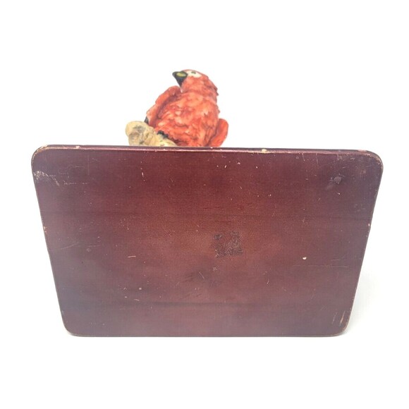 Giovanni Collection Resin Cast Parrot Figurine 11.5" - Vintage Italian Sculpture - Picture 5 of 7